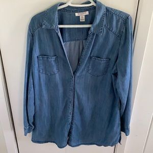 Motherhood Maternity Denim Shirt